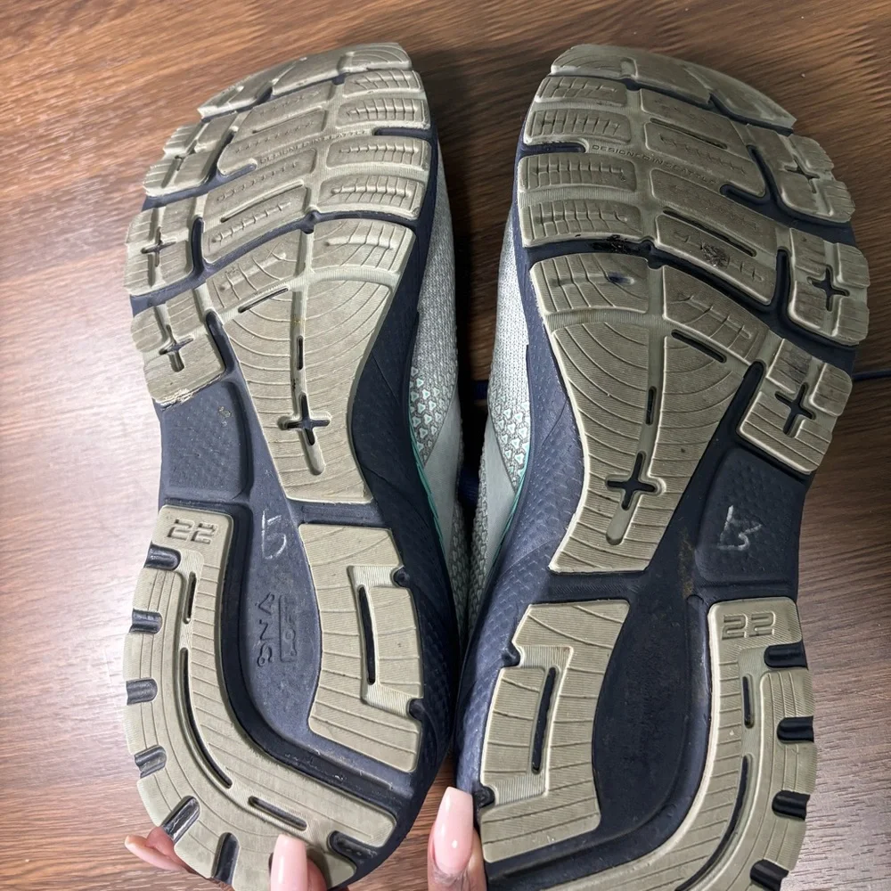 Men’s Brooks Adrenaline GTS in Gray‎ and Teal Size 11